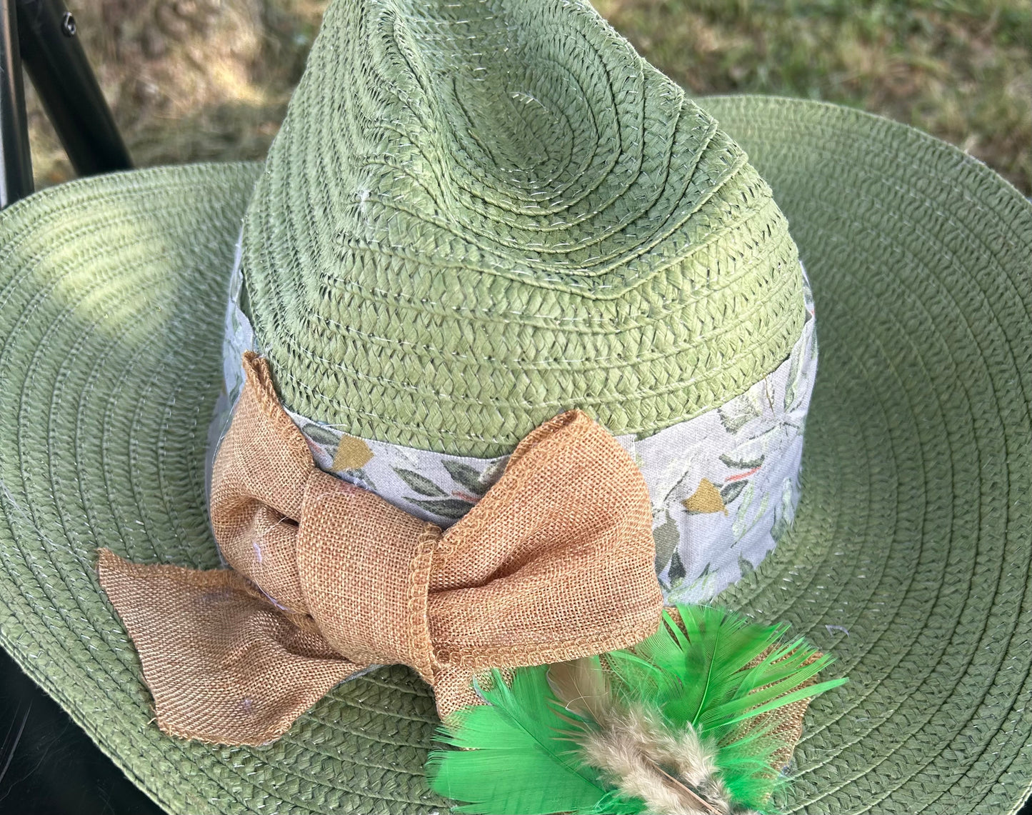 designs by Schequita Green Cowboy Hat