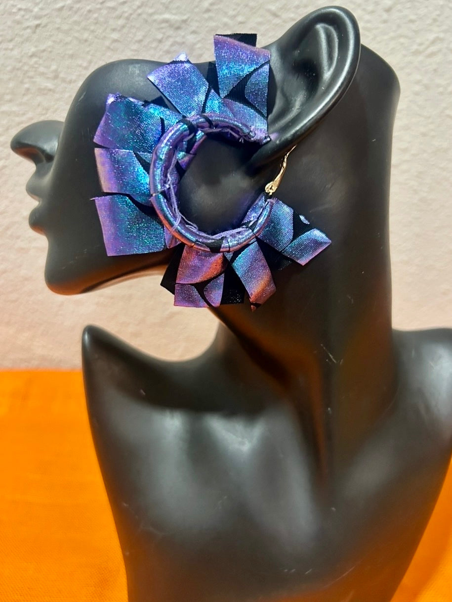 Iridescent Hoop Earrings by Designs by Schequita (small)
