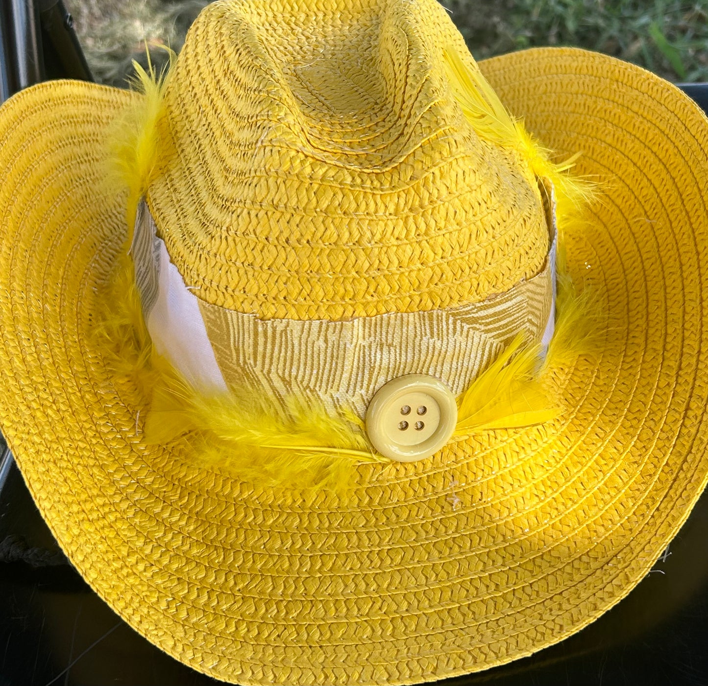 designs by Schequita Yellow Cowboy Hat