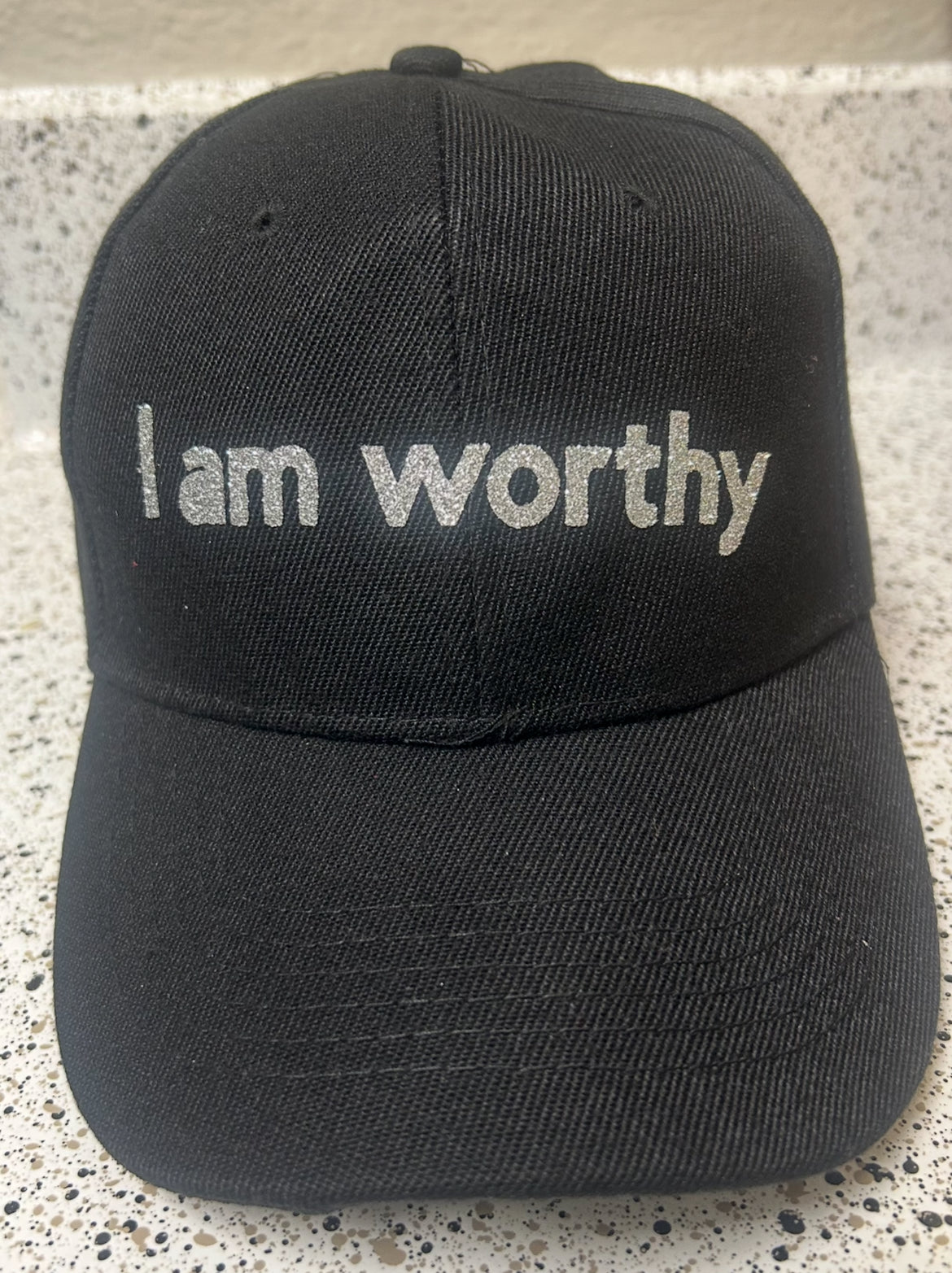 I am worthy. Affirmation Hat
