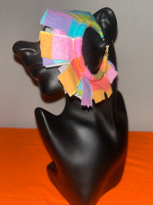 Pastel Colors Hoop Earrings by Designs by Schequita