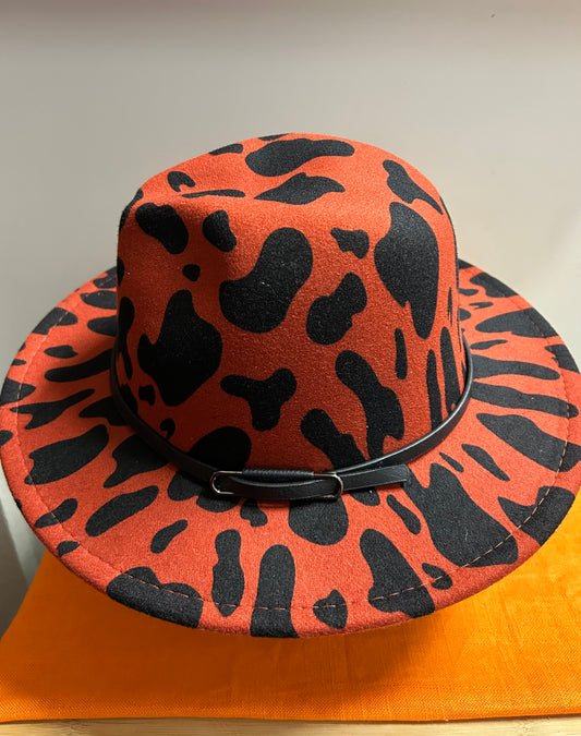 Orange & Black Women’s Fall Hat