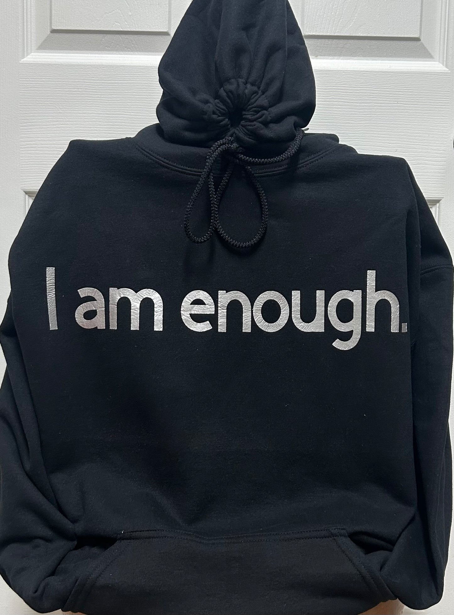 Exclusive “I am enough.” Holiday Hoodie