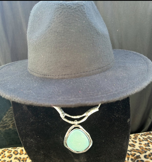 Gray Fedora Hat