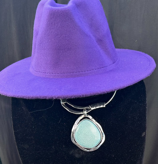 Purple Fedora Hat