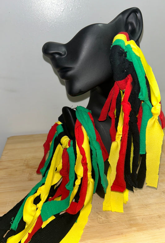 large Pan-African colors hoop earrings-designs by Schequita